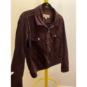 Calvin Klein velvet jacket